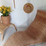 Carl Ojerstam rattan lounge chair