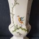 Octagonal vase signed Lallier in Moustier