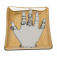 Empty pocket "ringed hand" in fornasetti porcelain