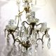 Cage Chandelier 6 Lights Bronze And Crystal