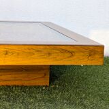 Roméo Rega Coffee Table, Pine Scales, Vintage 1970 Design
