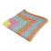 Vintage pastel crochet blanket for children.