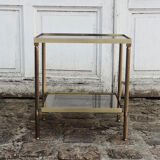 Brass side table