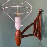 Vintage Le Klint scissor lamp in oak from the 1960s