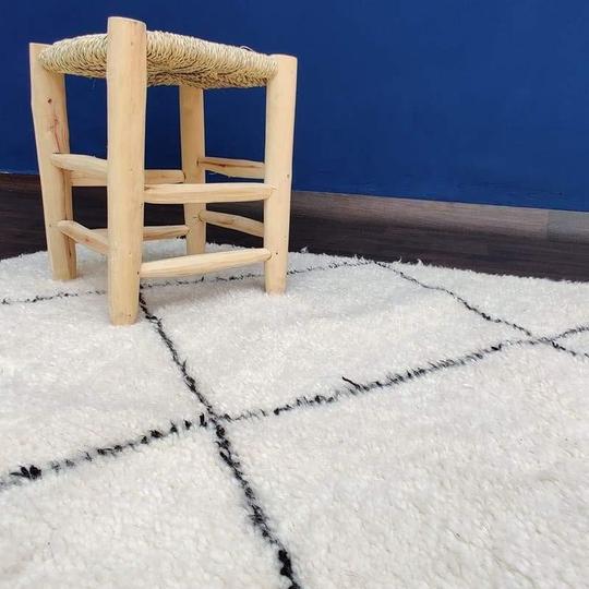 Tapis berbère beni ouarain losanges 200x290 cm