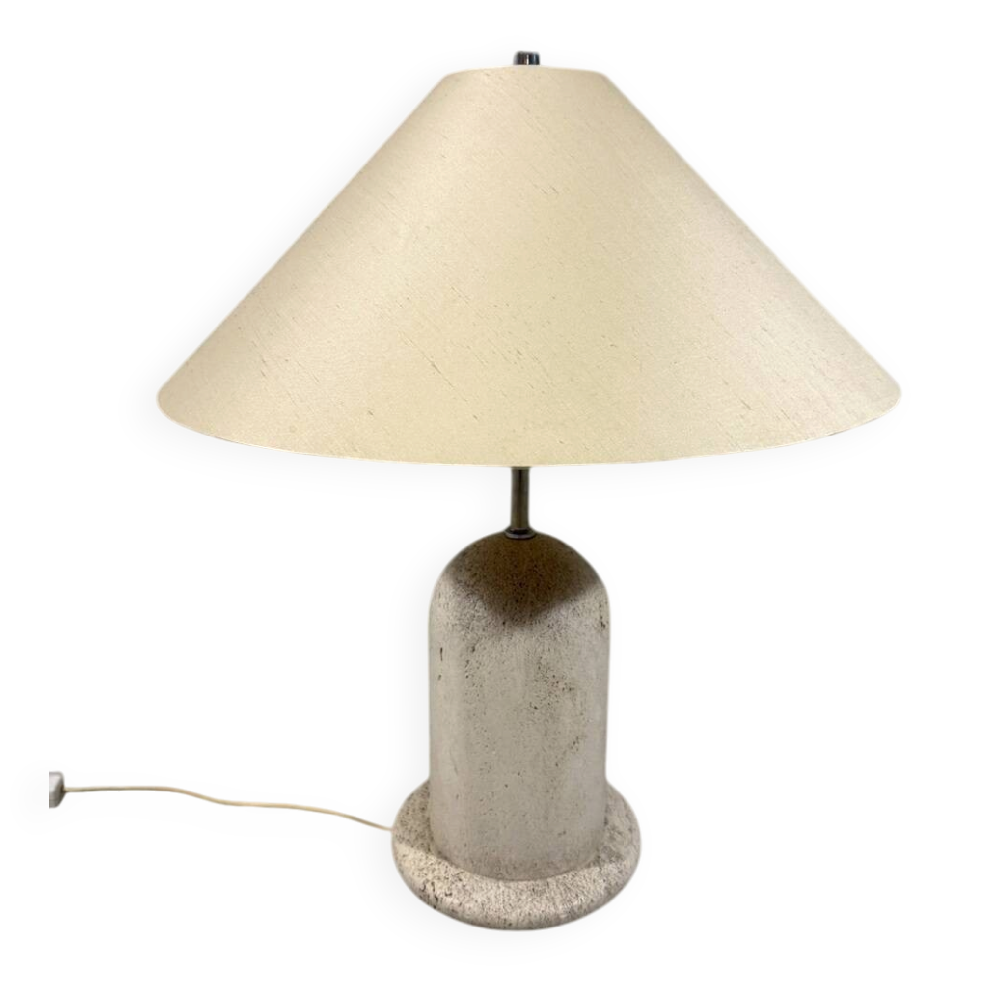 Large Italian travertine table lamp 1960’s