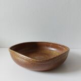 Square plate in vintage sandstone