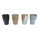 4 ceramic cups handcrafted