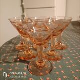 Verres à liqueur ambrés(6)