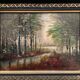 20th century undergrowth landscape painting