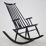 1960s Varjosen Puunjalostus Beech Rocking Chair, Finland