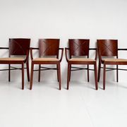 Ensemble de 4 chaises de salle à manger Andreu World, années 1960