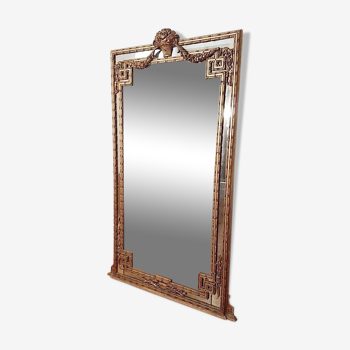 Miroir bois doré 110x190cm
