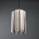 Vintage glass and metal pendant, Italy, 1970s