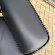 Vitra Eames Lounge chair XL + Ottoman, Zwart leder & Santos Palissander