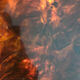 Tray in lucite tortoiseshell way circa 1970
