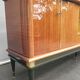 Enfilade laque noire et teck Ameublement NF 1960