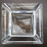 Cube/ Square shaped crystal ashtray Sevres France