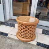 African stool Bamileke Natural brown