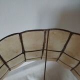 Mother-of-pearl brass pagoda lamp