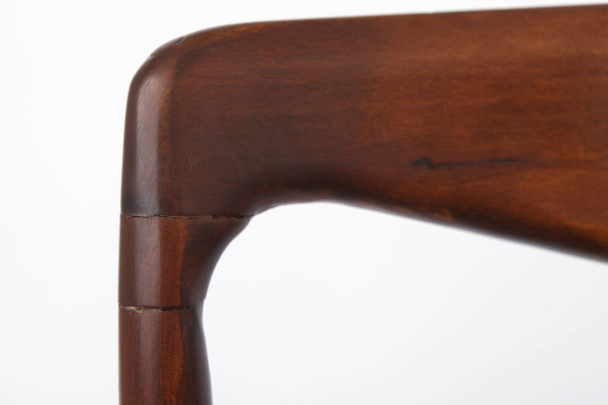 Set 5+1 Vintage Teak Dining Chair Set , 1970s German Lübke Style