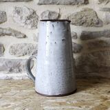 Large Roger Jacques stoneware pitcher