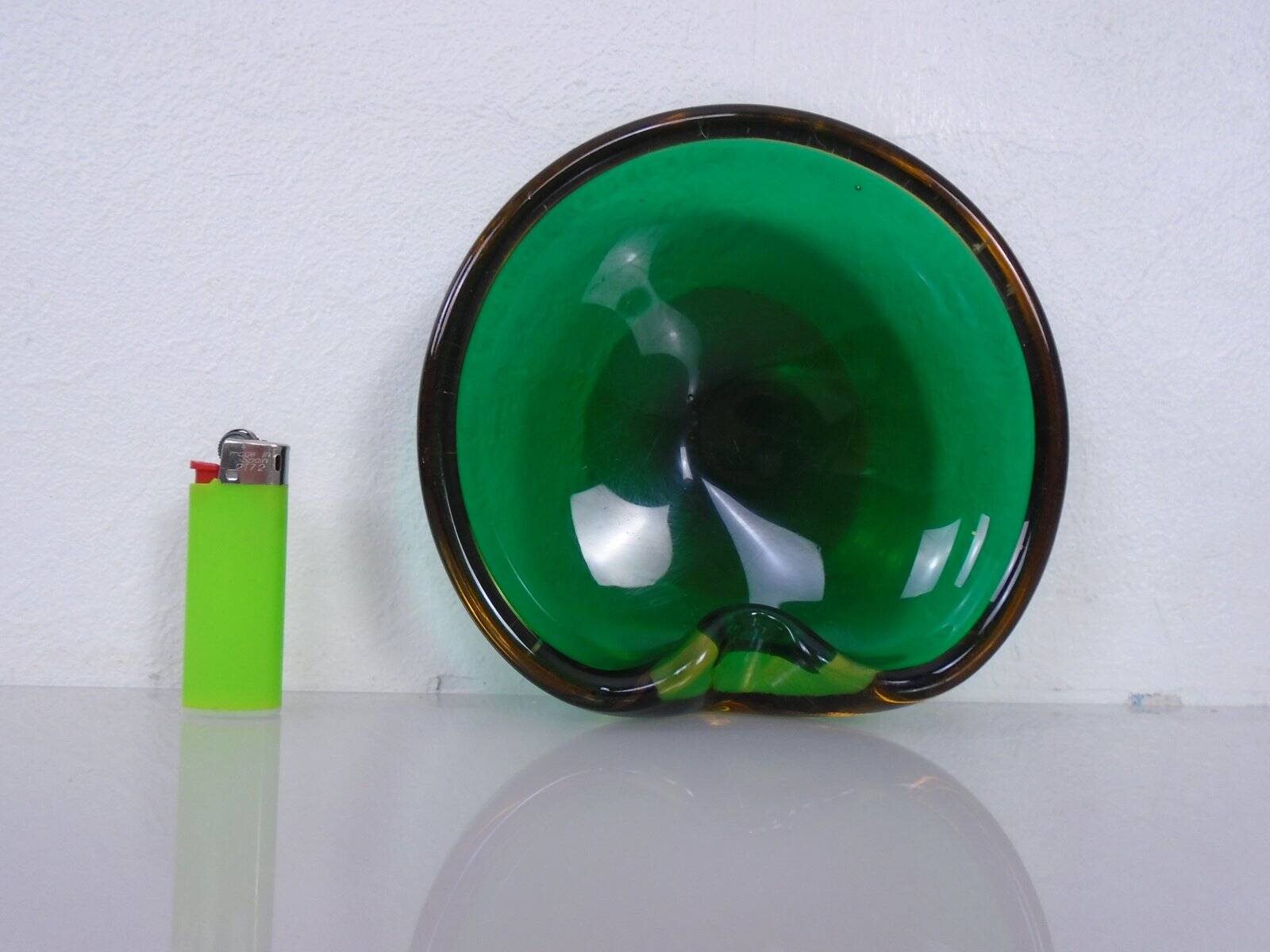 Submerged Murano Glass Ashtray, Italy, 1960s