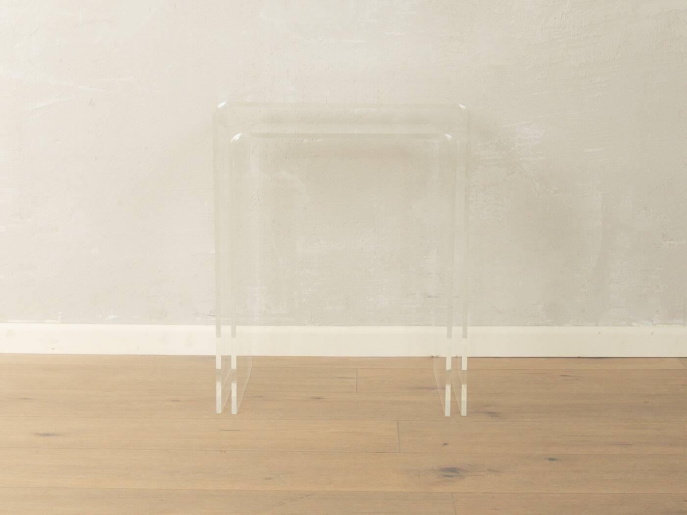 1960s acrylic side tables