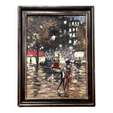 1950s painting "Paris at Night"