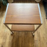 Wood and chrome sideboard