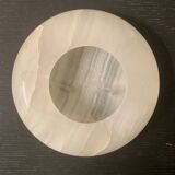Vintage white onyx ashtray catchall