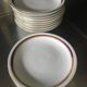 Set of 10 Berry High Porcelain dessert plates