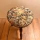 Antique turned wooden stool – late 19th century