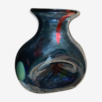 Murano style glass vase