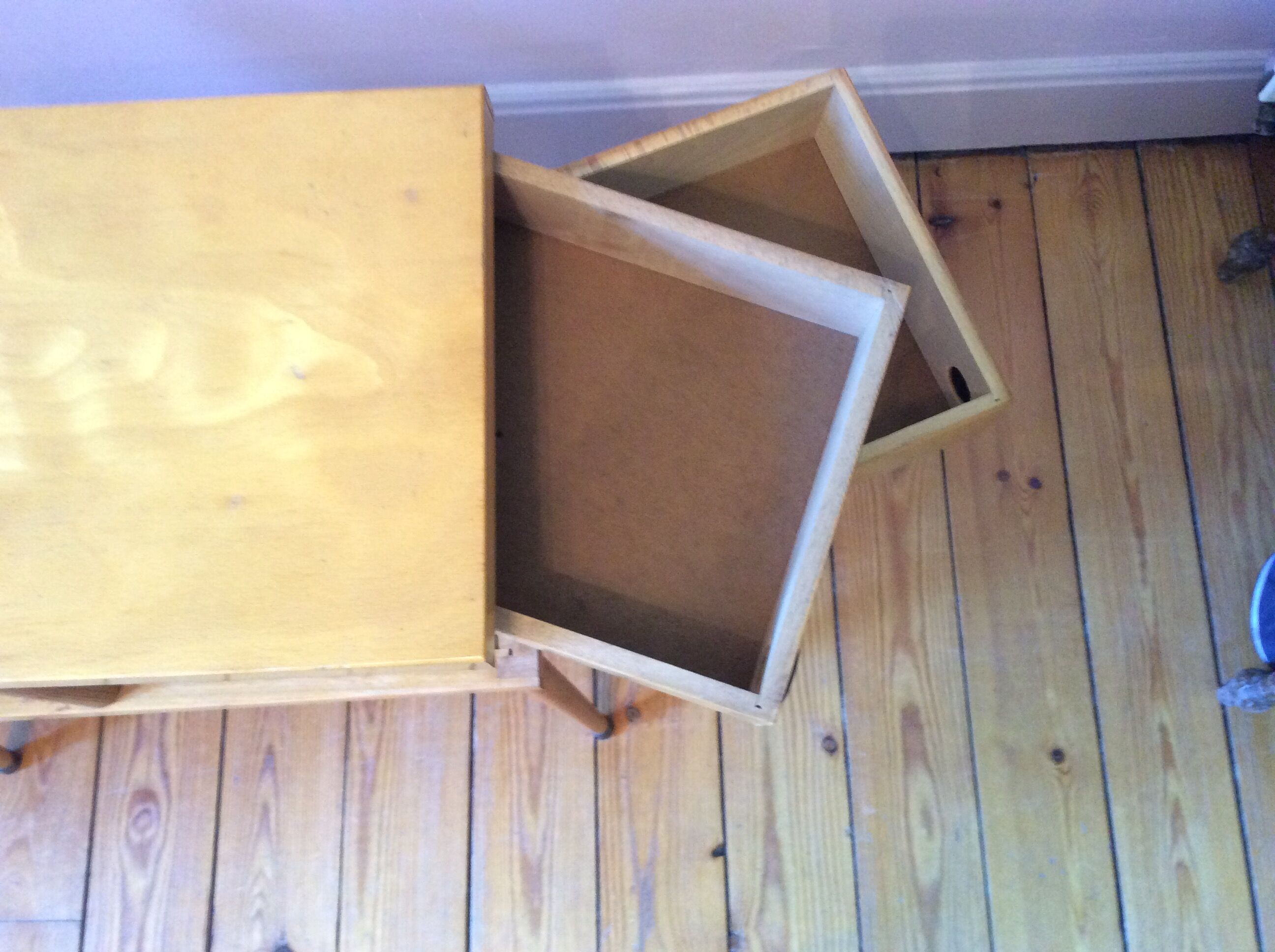 Vintage bedside table