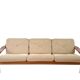 Rare vintage Danish designer three-seater sofa by Niels Bach, 1960s