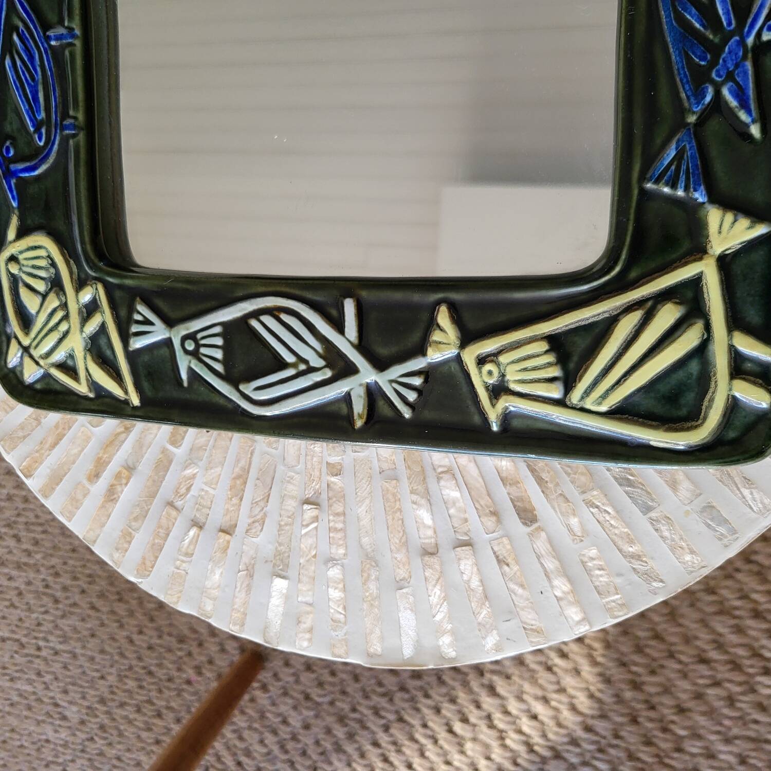 Lisa Larson Harlequin Series 3 Ceramic Mirror