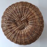 Vintage rattan basket