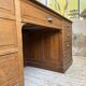 1950s oak office counter