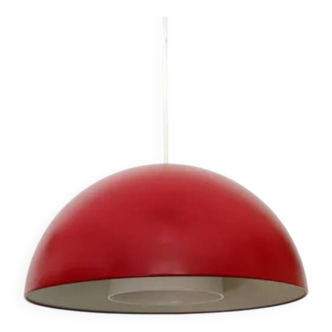 red designer metal suspension