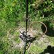 Lampadaire fer forgé avec porte plantes années 50/60