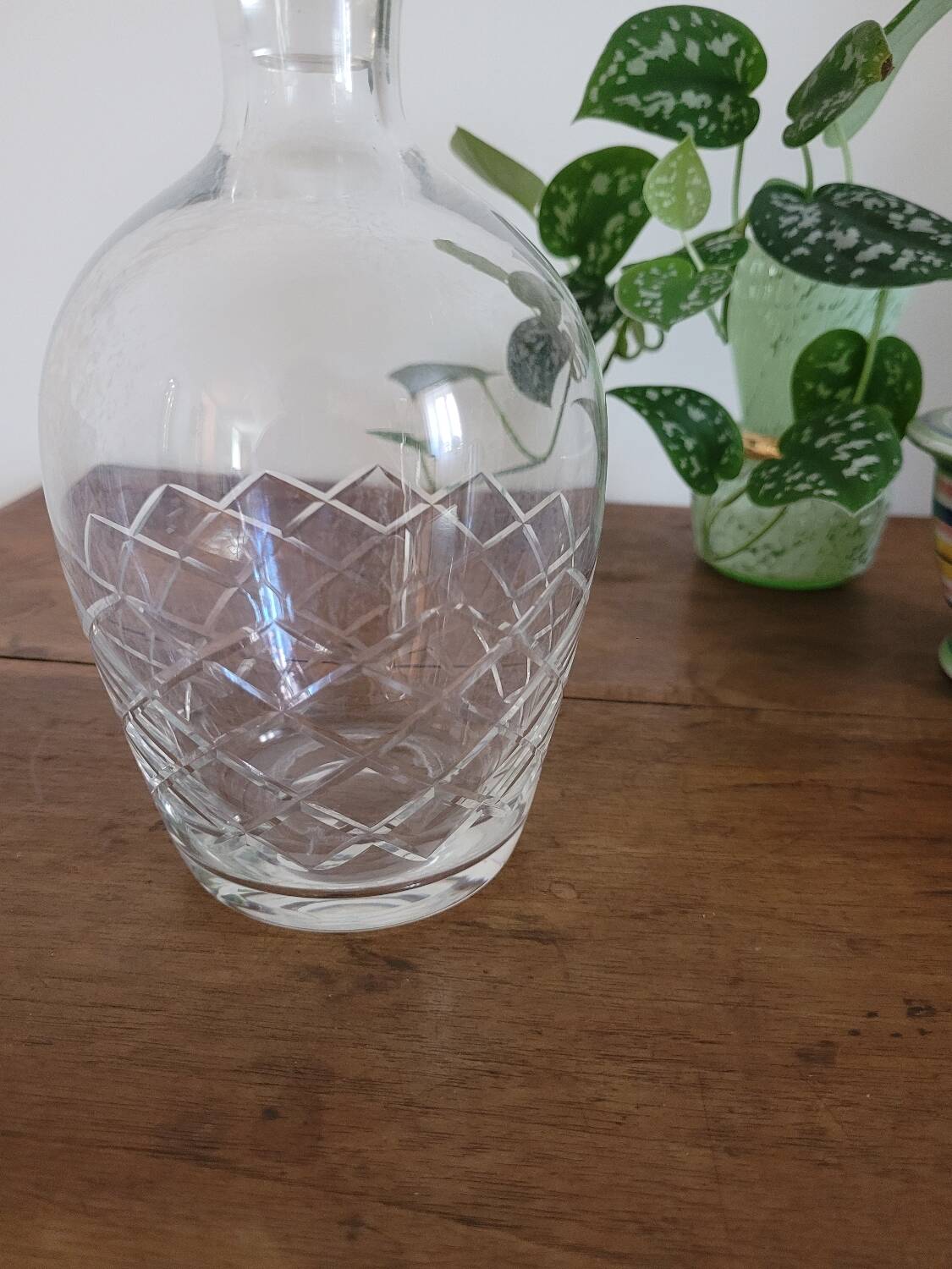 Carafe No. 1 in chiseled crystal