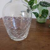 Carafe No. 1 in chiseled crystal