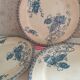 Trio iron earth dessert plates