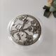 Glass and tin jewelry box