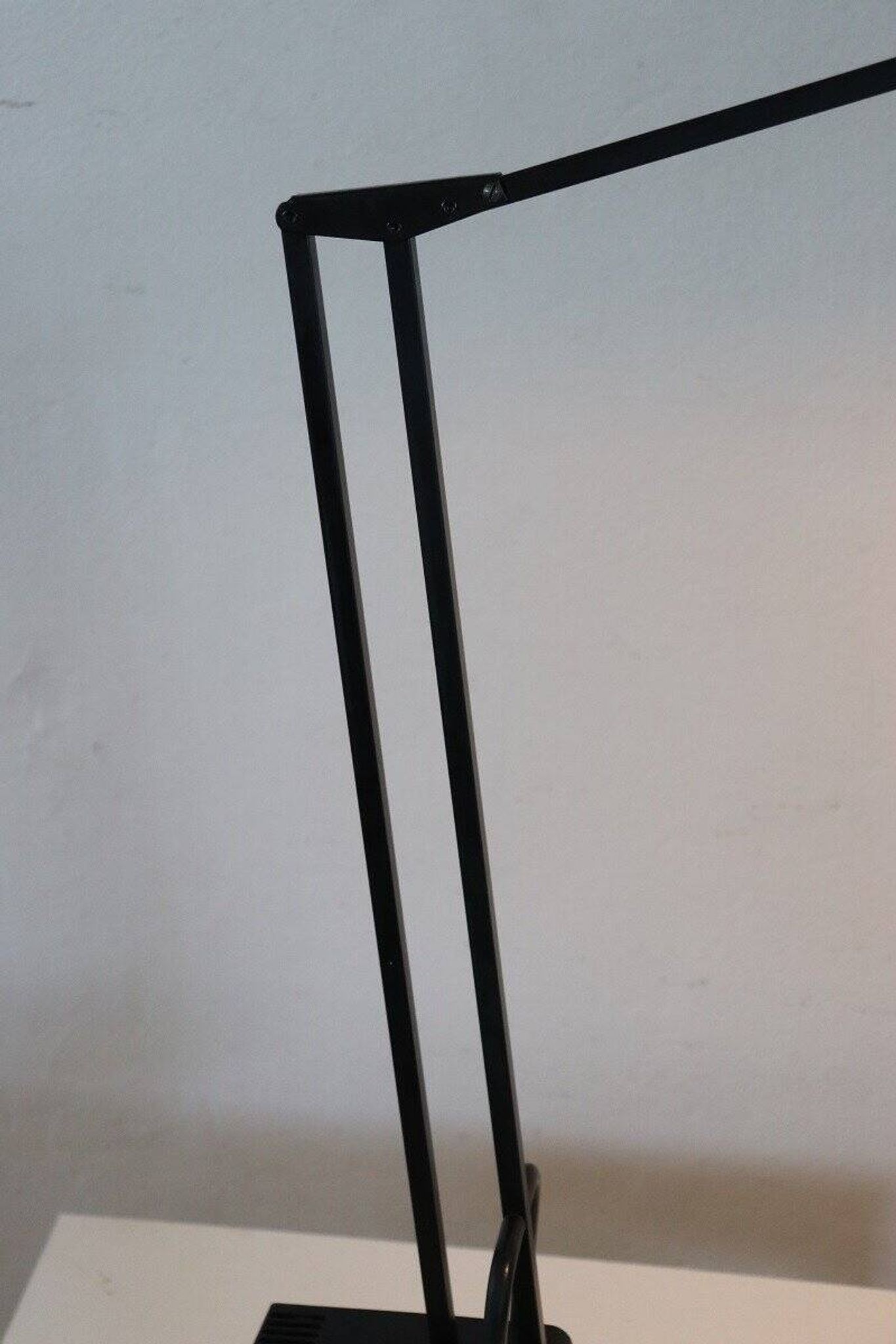 Black Metal Postmodern Table Lamp By Fridolin Naef For Luxo, 1980s