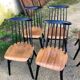6 chairs fanett by Ilmari Tapiovaara