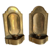 Pair of wall sconces candle holders, Berendsohn Hamburg, 1970-80