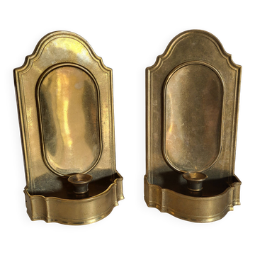 Pair of wall sconces candle holders, Berendsohn Hamburg, 1970-80