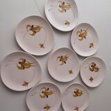 Lot dessert plates MBFA Pornic